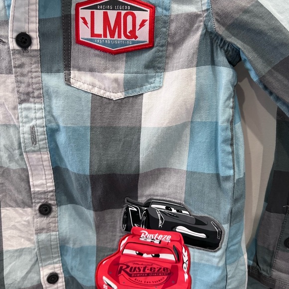 Lightening McQueen Button Down Shirt - Picture 5 of 10